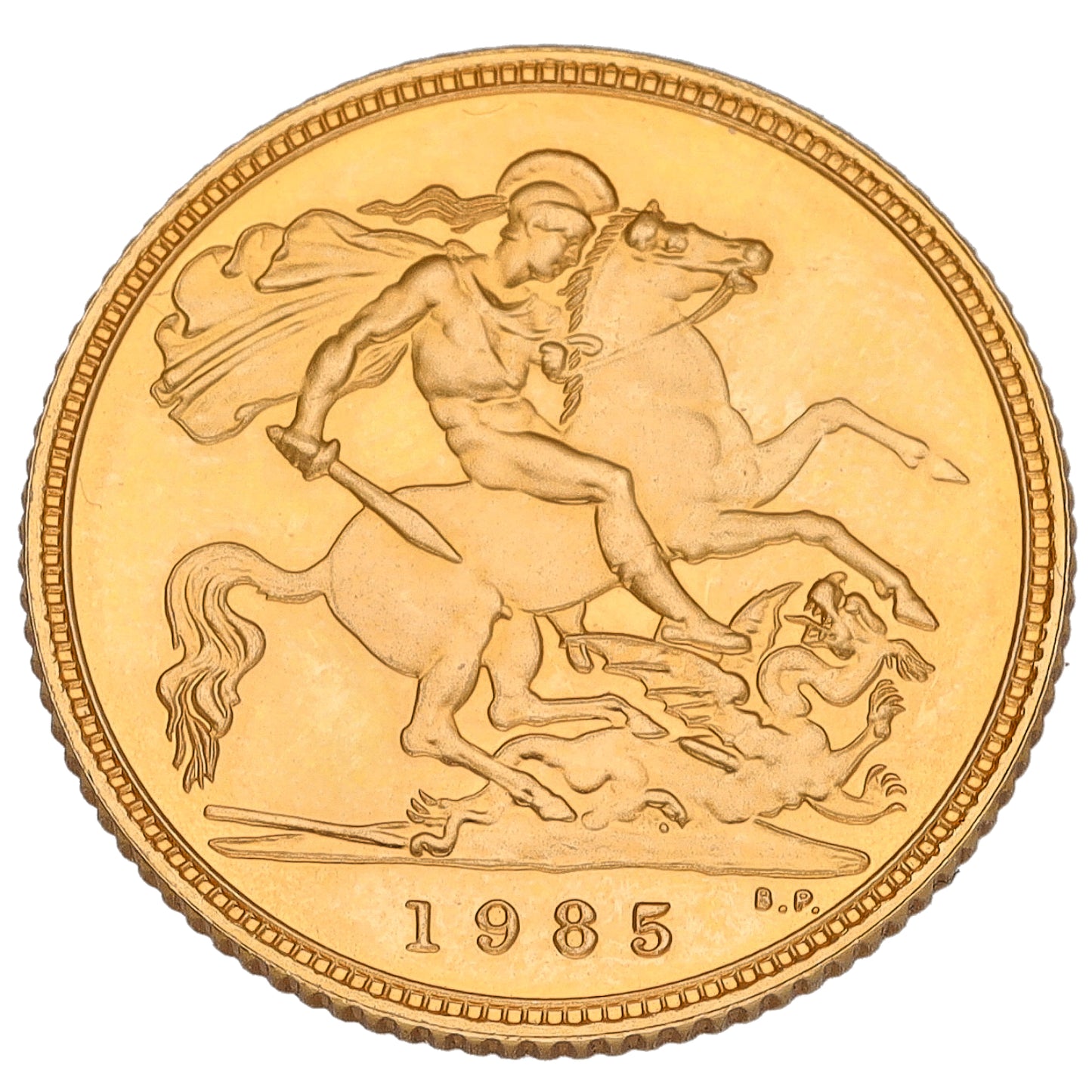 22ct Gold Queen Elizabeth II Half Sovereign Coin 2000