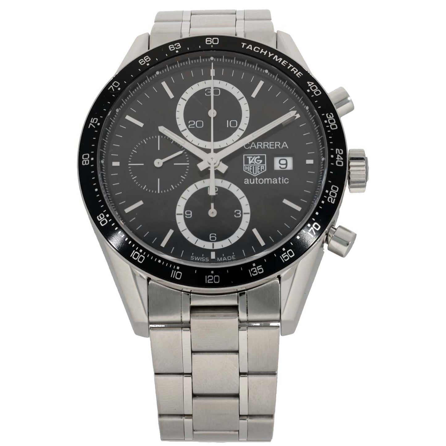 Tag Heuer Carrera CV2010-4 41mm Stainless Steel Watch