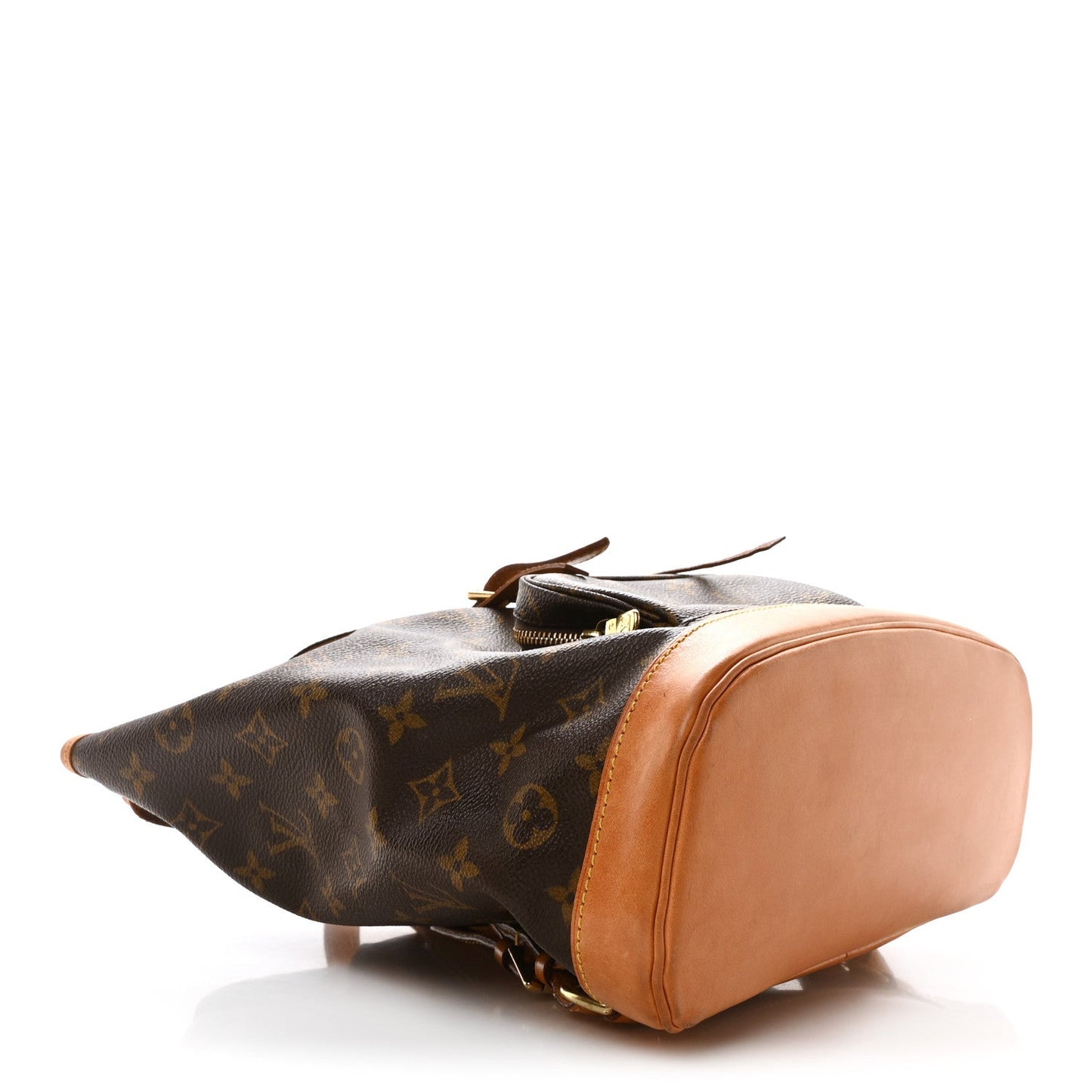 Louis Vuitton Montsouris MM Monogram Coated Canvas Bag - Brown