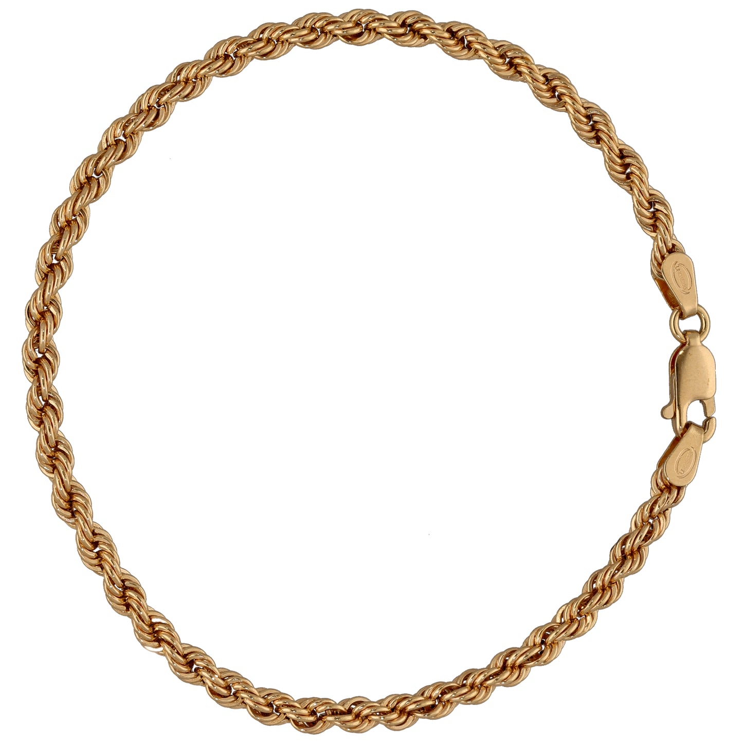 9ct Gold Rope Bracelet