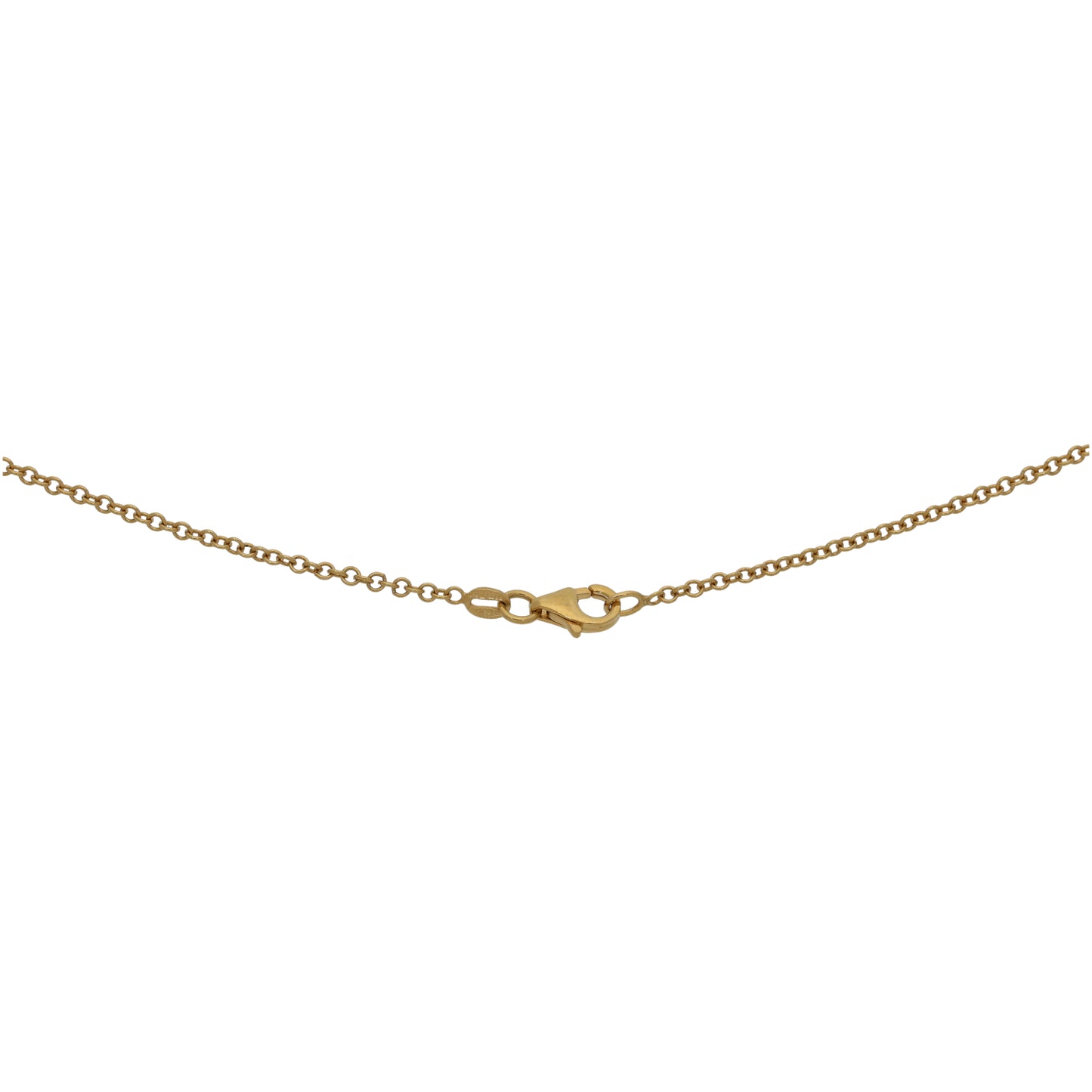 9ct Gold Smoky Quartz Fancy Necklace 16"