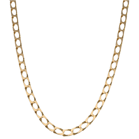 9ct Gold Curb Chain 20"