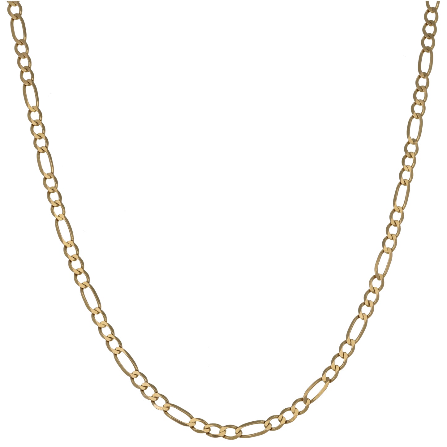 9ct Gold Figaro Chain 18"