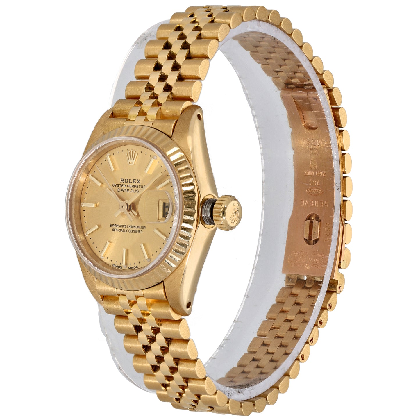 Rolex Lady Datejust 6917 26mm Gold Watch