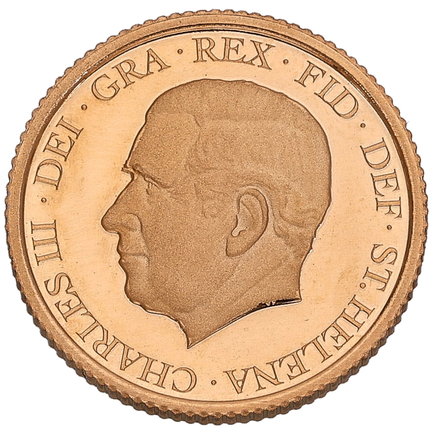 22ct Gold King Charles III Quarter Sovereign Coin 2024