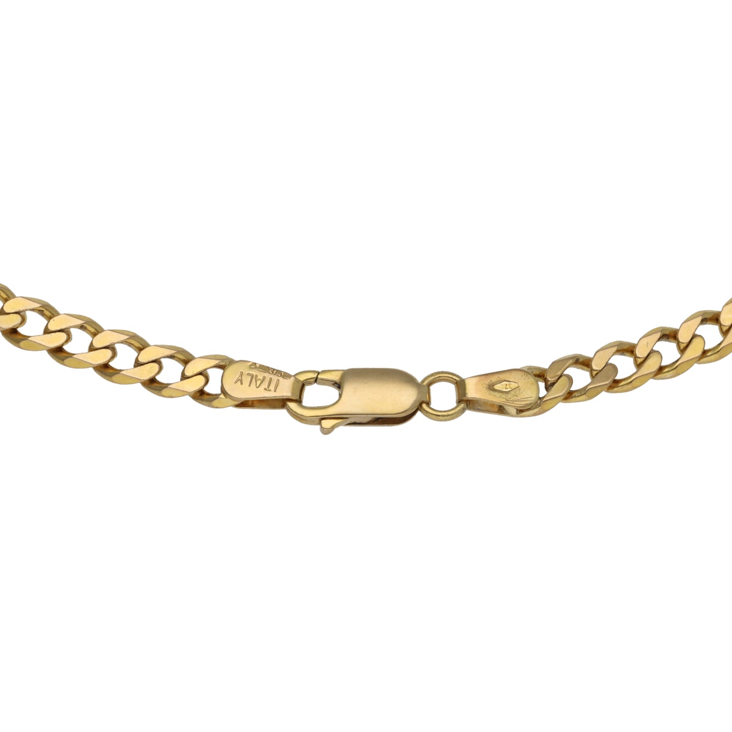 9ct Gold Curb Chain 22"