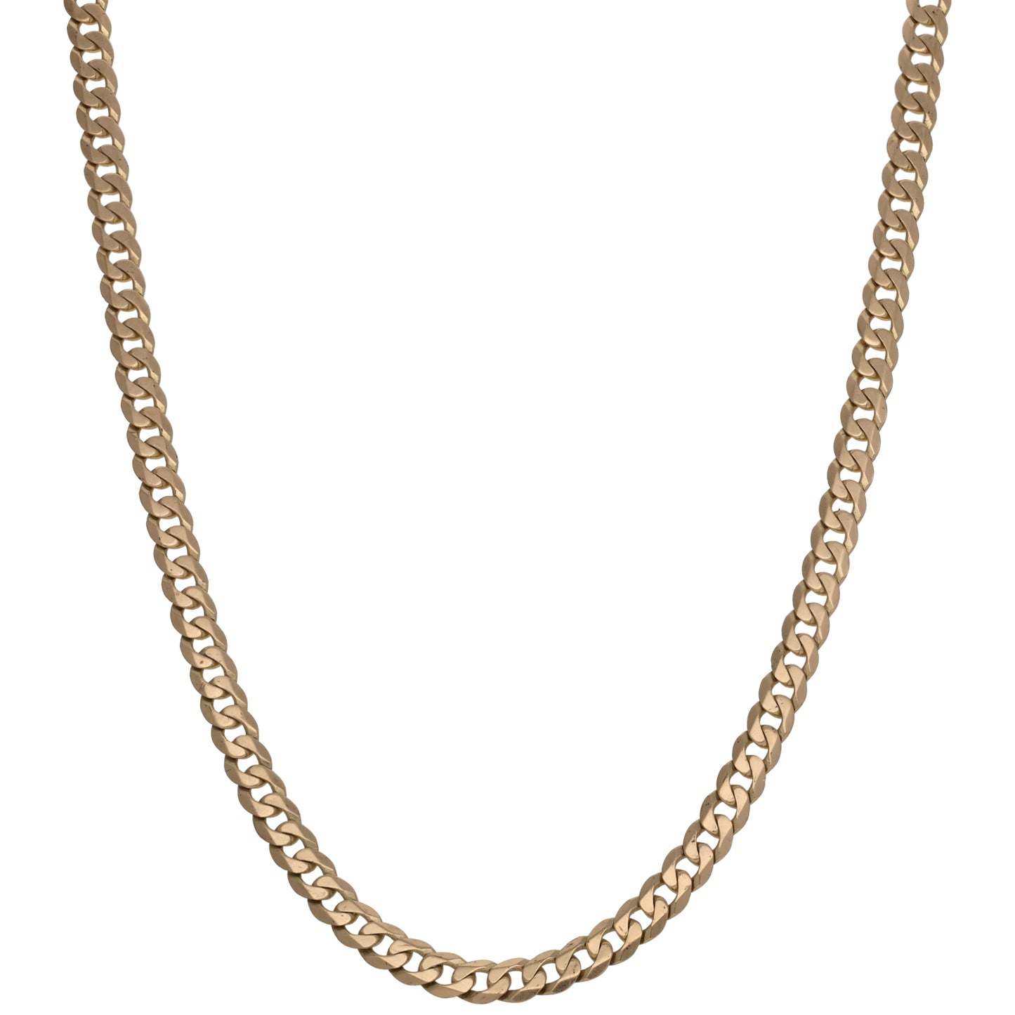 9ct Gold Curb Chain 28"
