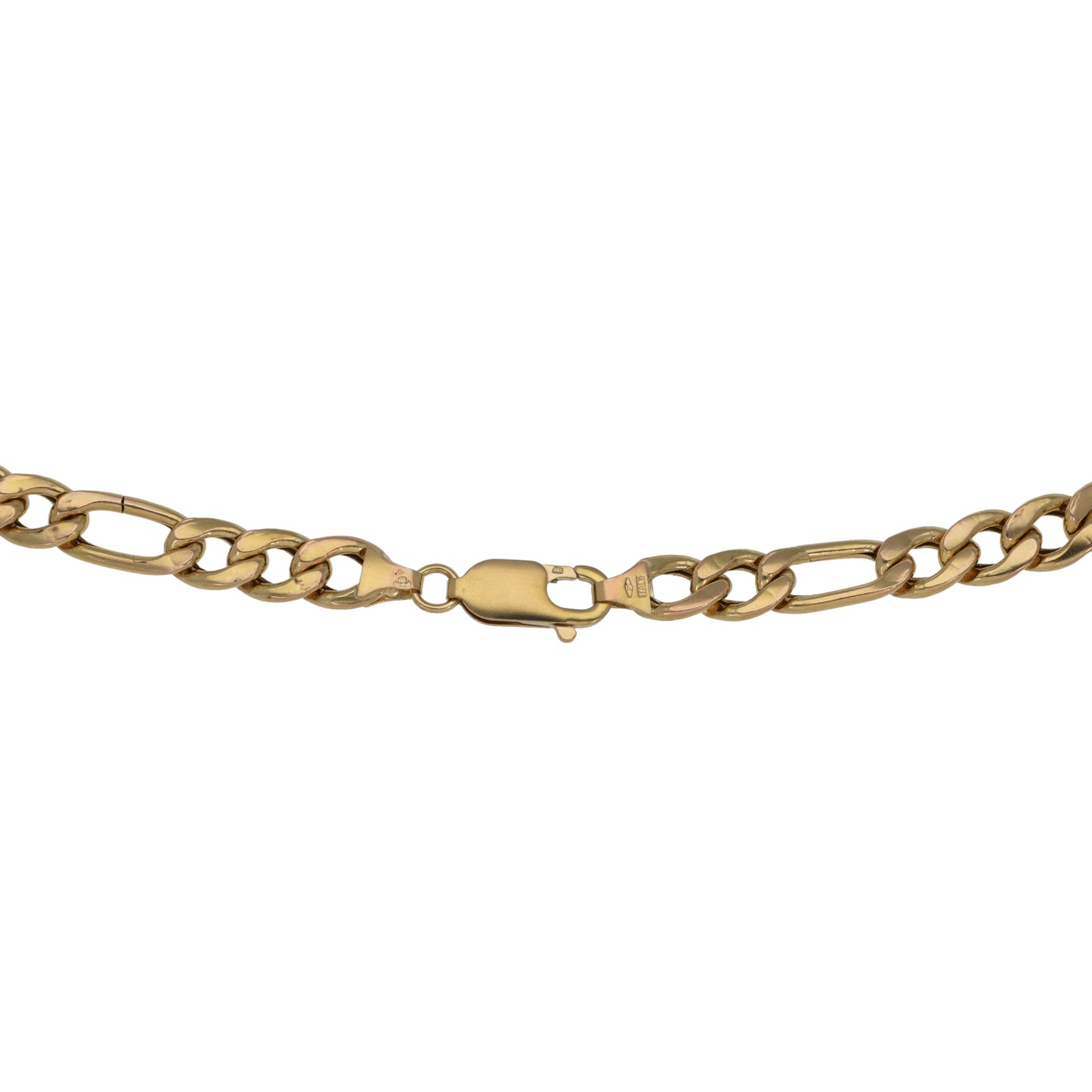 9ct Gold Figaro Chain 18"