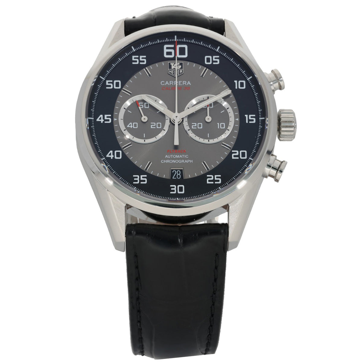 Tag Heuer Carrera Flyback CAR2B10 43mm Stainless Steel Watch