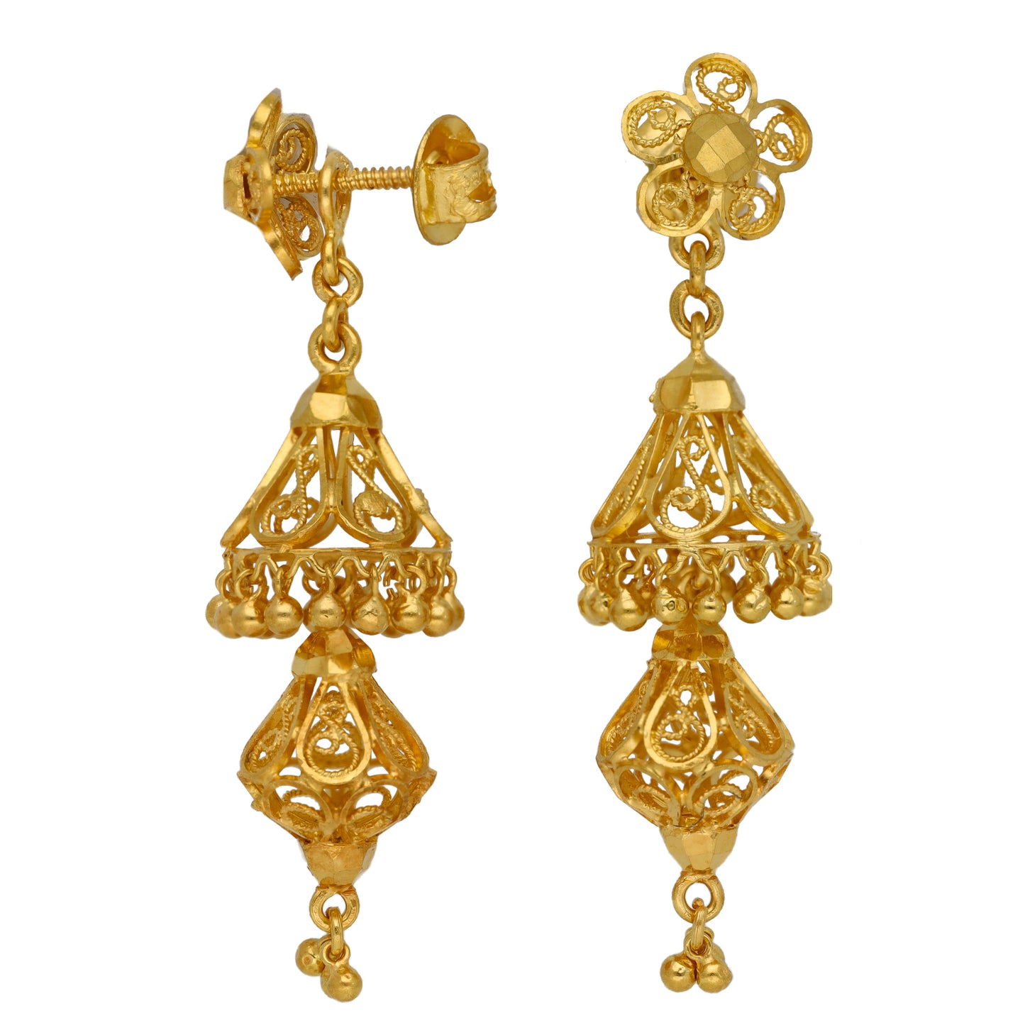 22ct Gold Drop Earrings