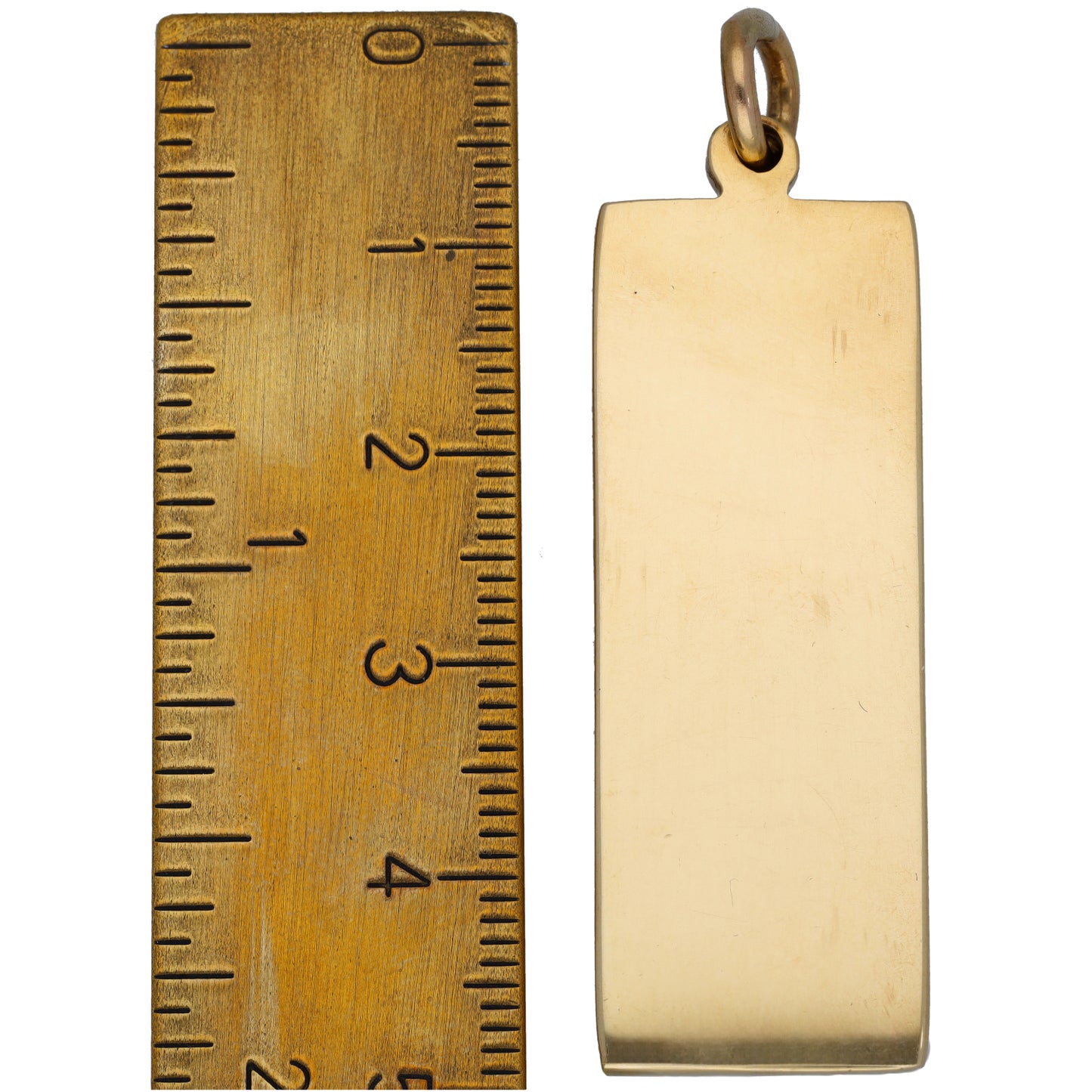 9ct Gold Ingot Pendant