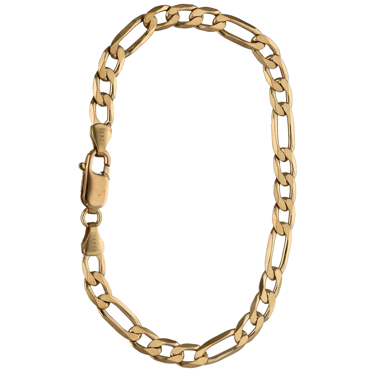 9ct Gold Figaro Bracelet