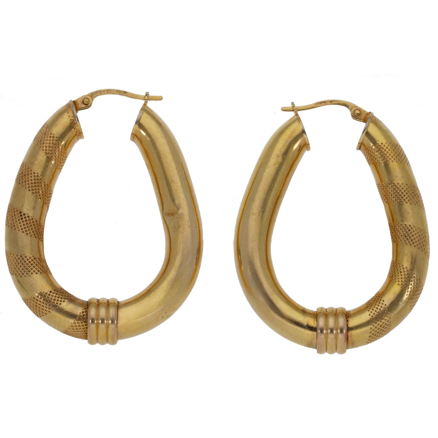 9ct Gold Creole Earrings