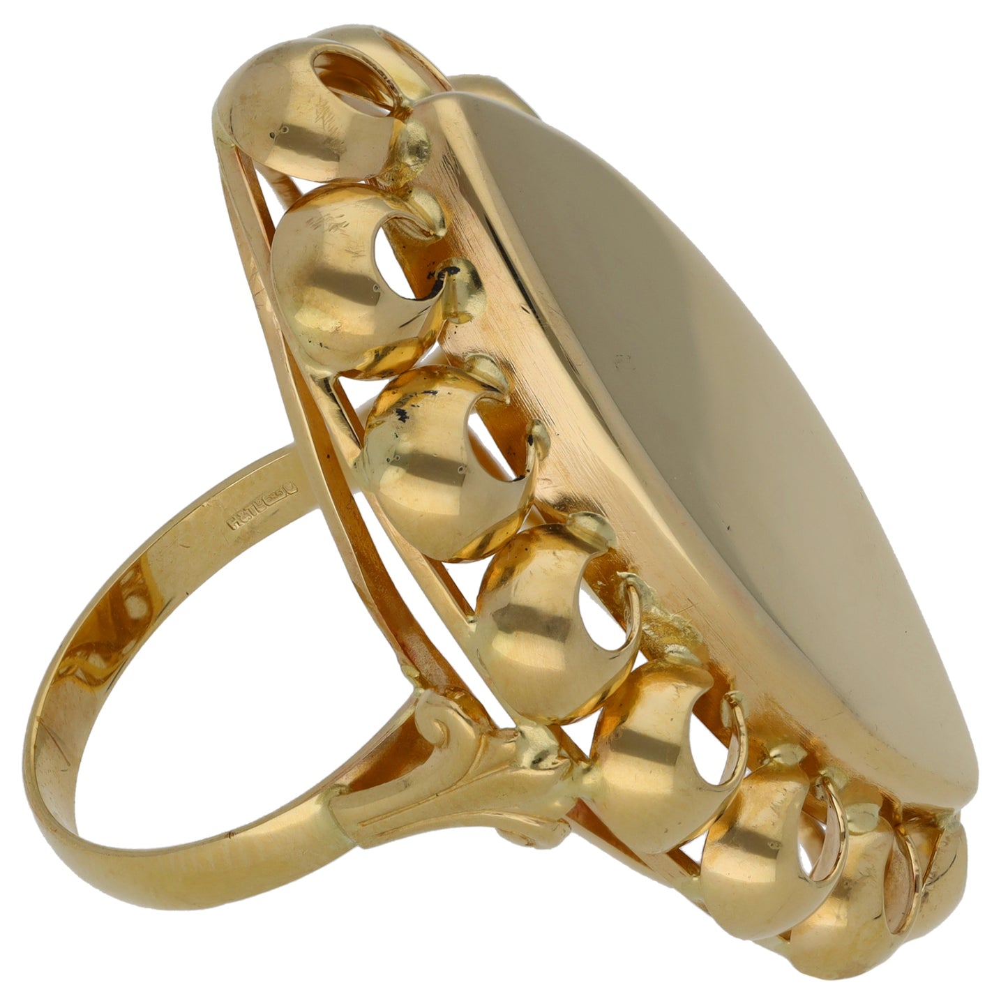 14ct Gold Dress/Cocktail Ring Size S