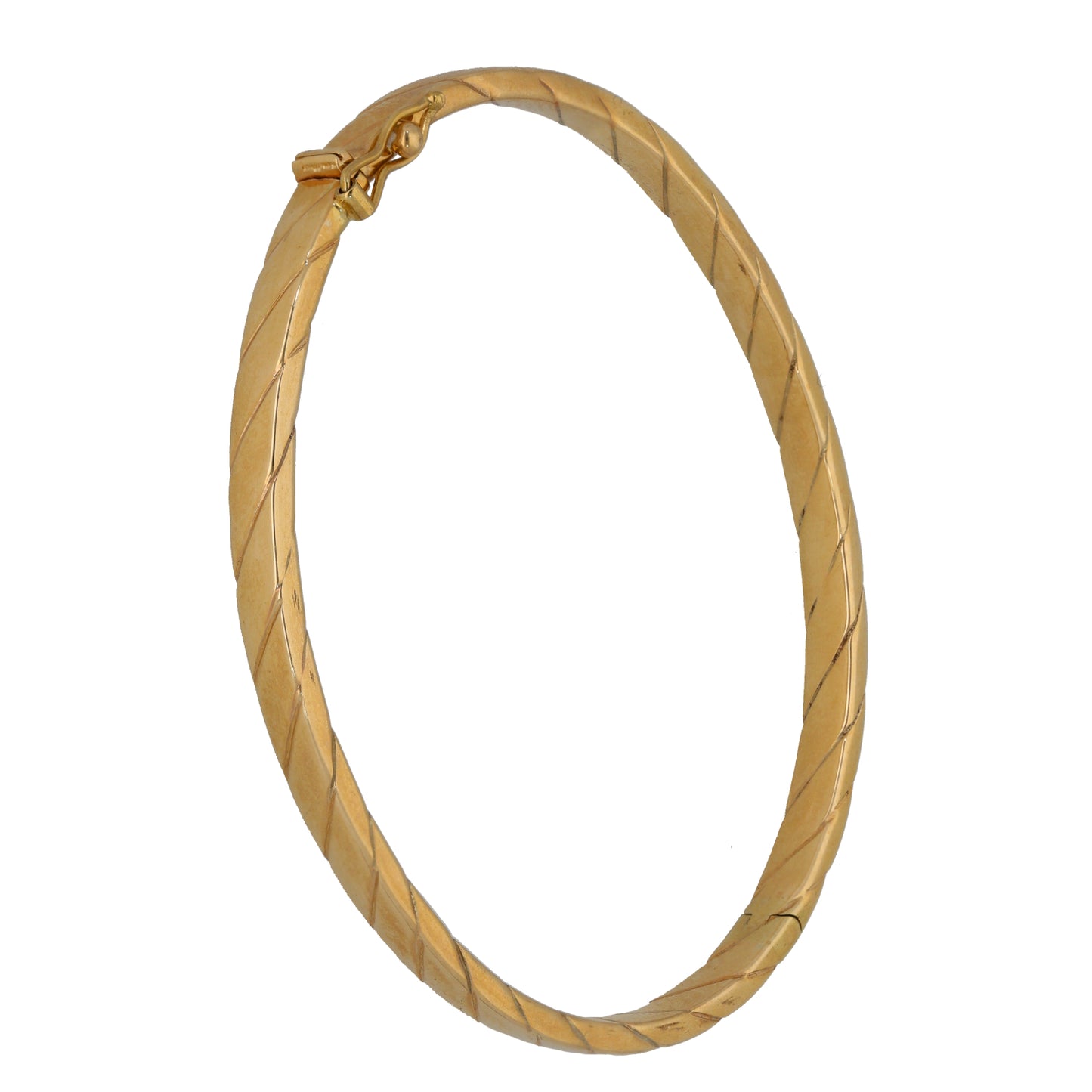 9ct Gold Hinged/Clasp Bangle