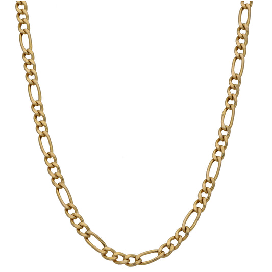 9ct Gold Figaro Chain 24"