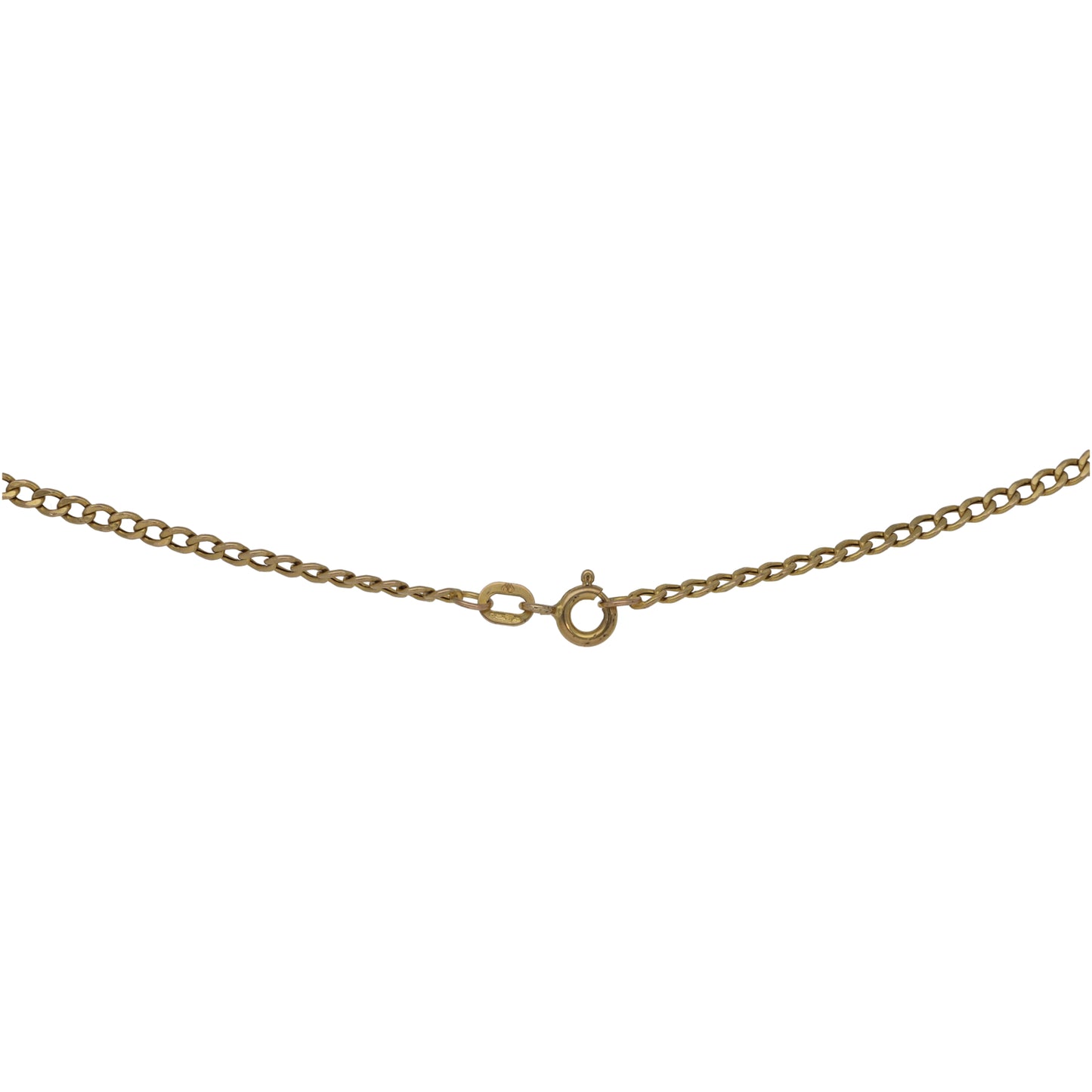 9ct Gold Curb Chain 20"