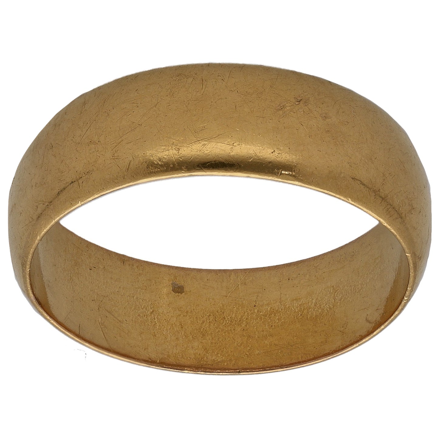 22ct Gold Plain Wedding Ring Size R