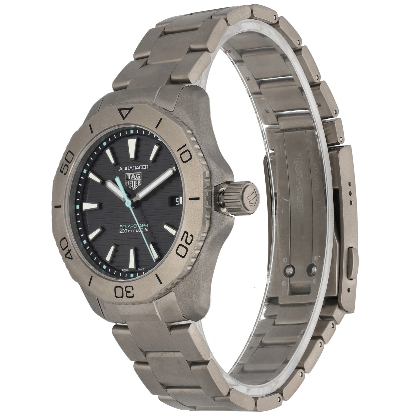 Tag Heuer Aquaracer WBP1180 40mm Titanium Watch
