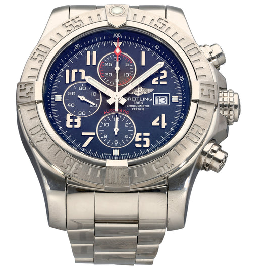 Breitling Super Avenger II A13371 48mm Stainless Steel Watch