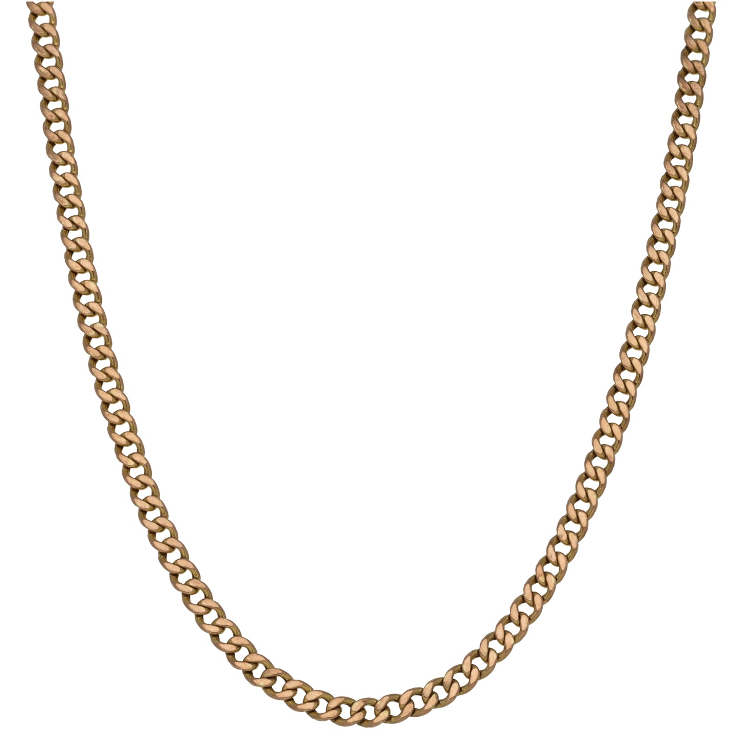9ct Gold Curb Chain 20"