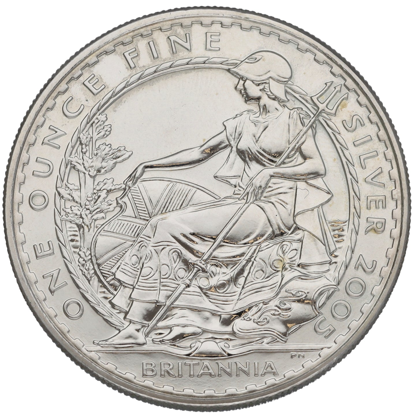 Fine Silver Queen Elizabeth 1 OZ Britannia Coin 2005