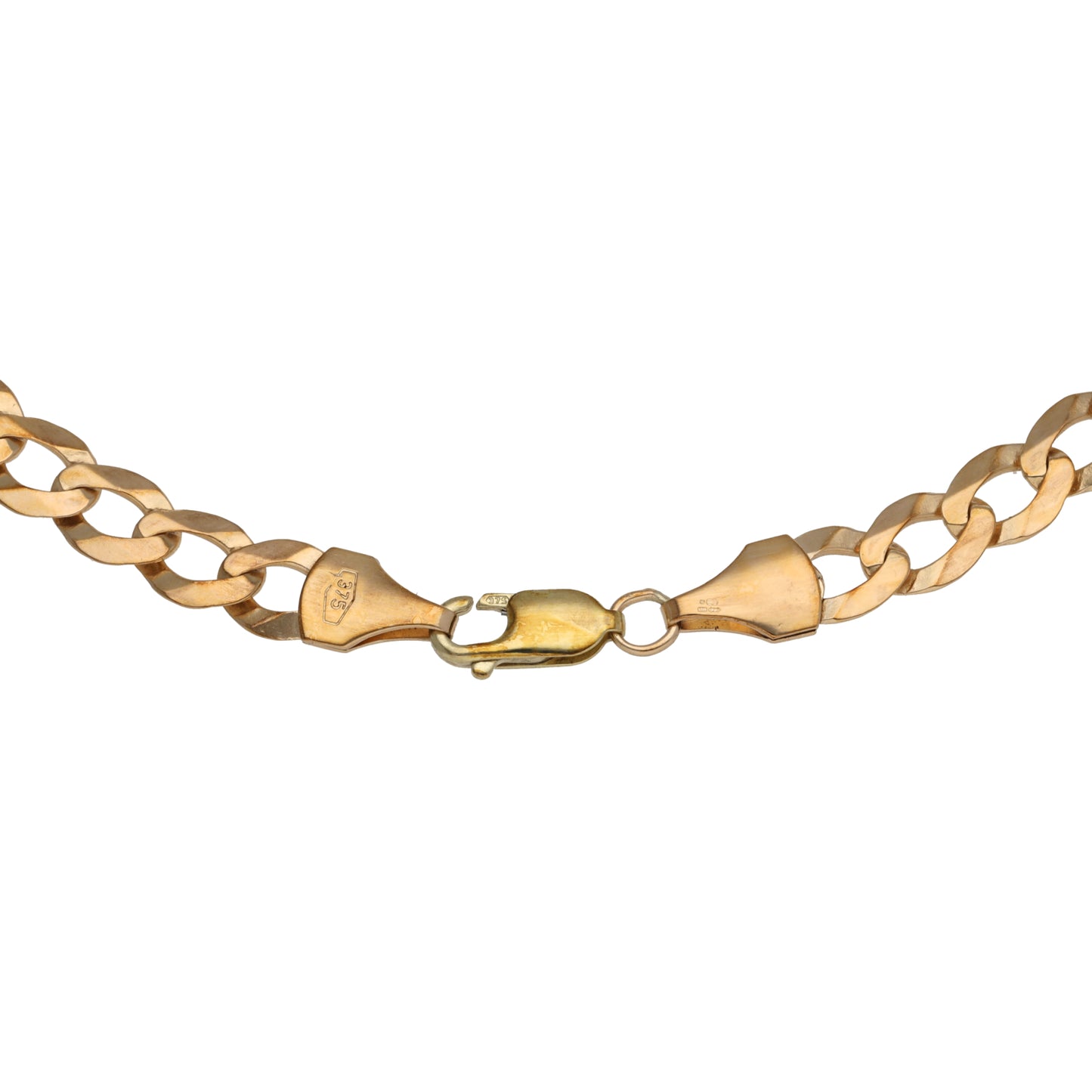 9ct Gold Curb Chain 20"