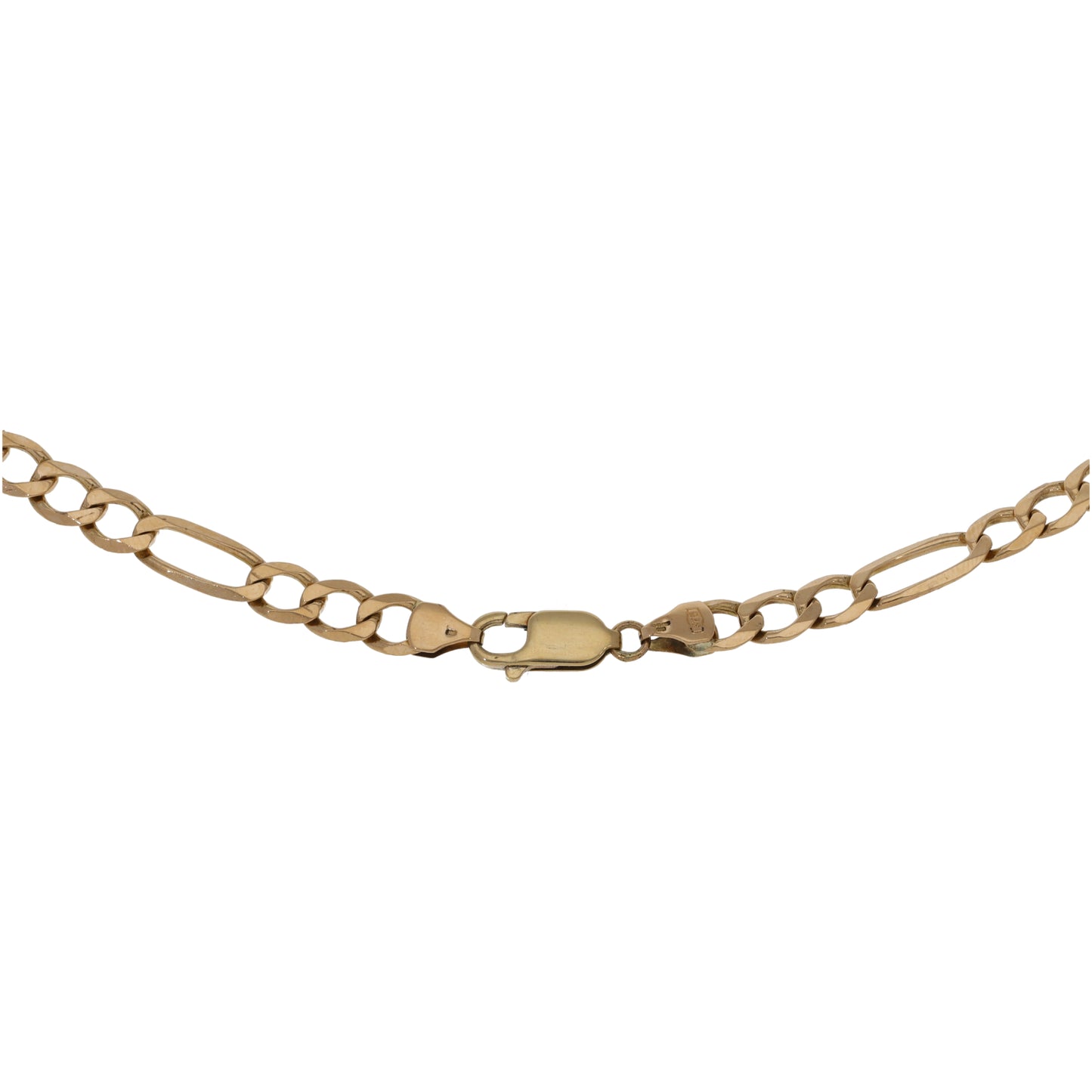 9ct Gold Figaro Chain 18"