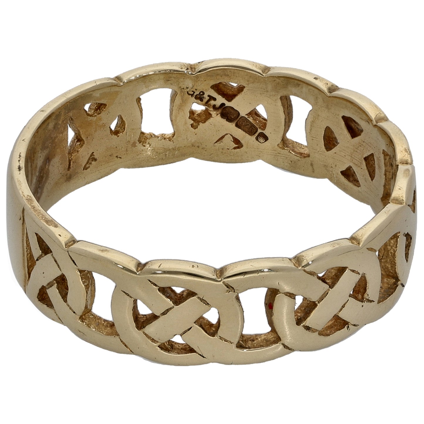 9ct Gold Alternative Ring Size Q