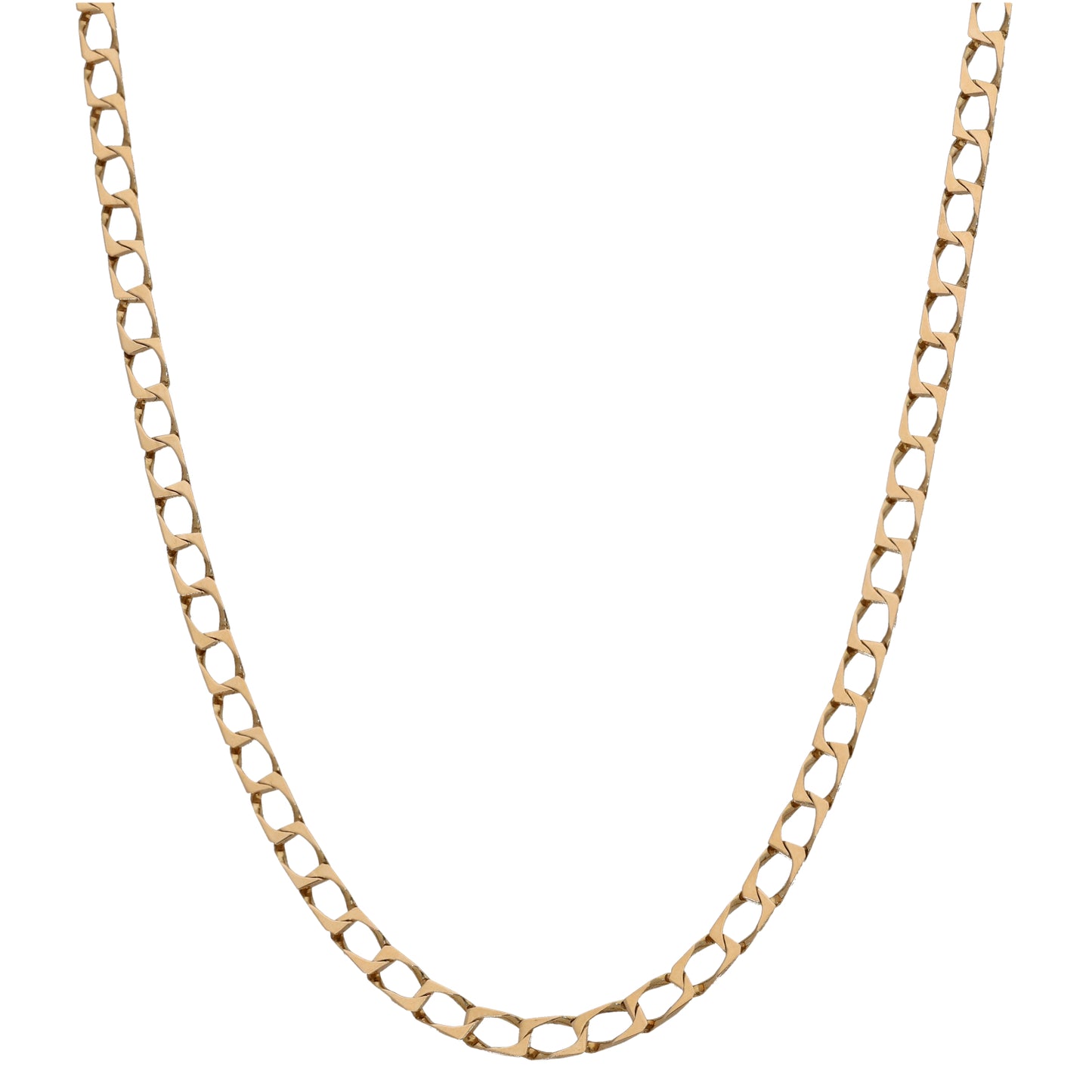 9ct Gold Curb Chain 20"