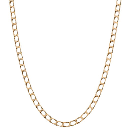 9ct Gold Curb Chain 20"