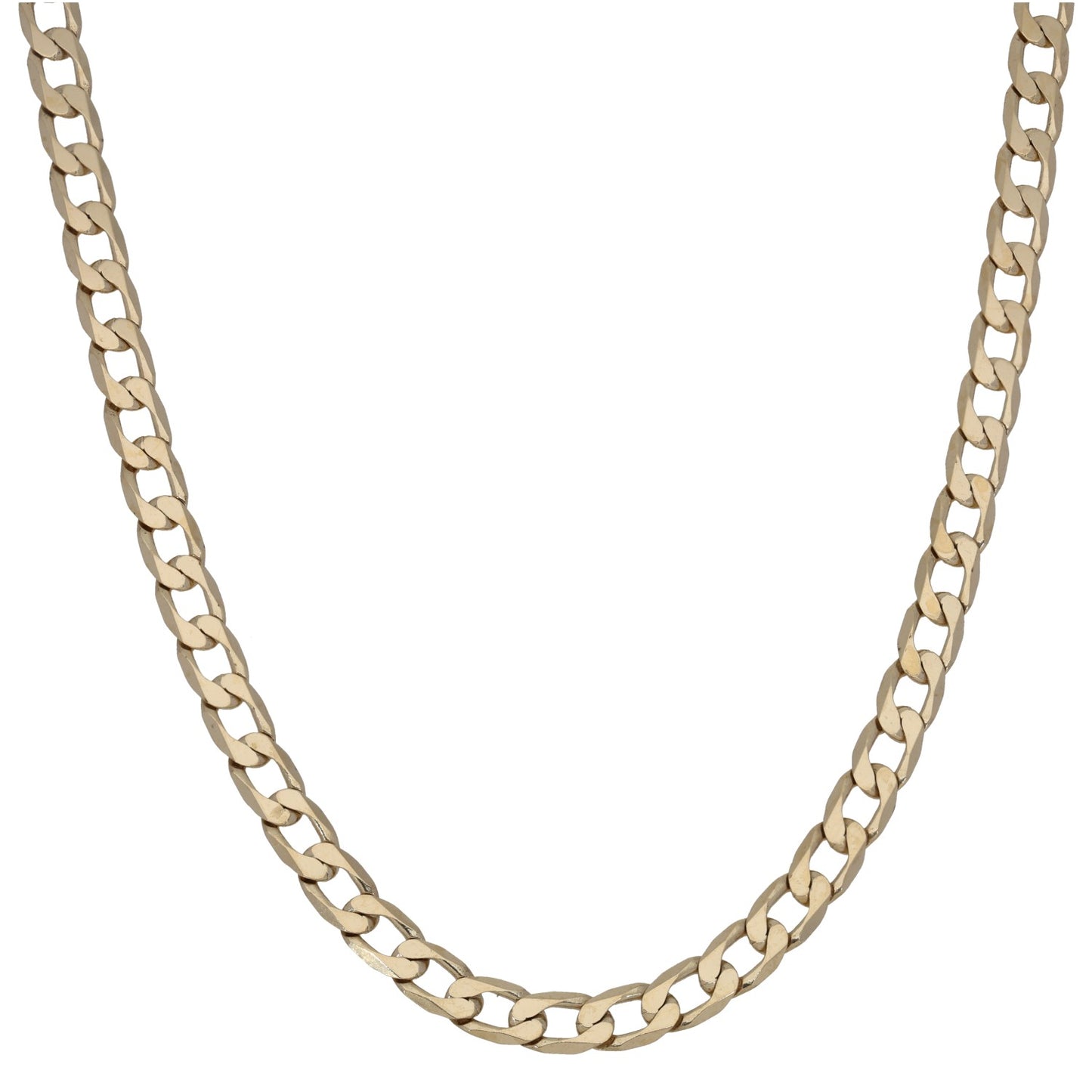 9ct Gold Curb Chain 20"