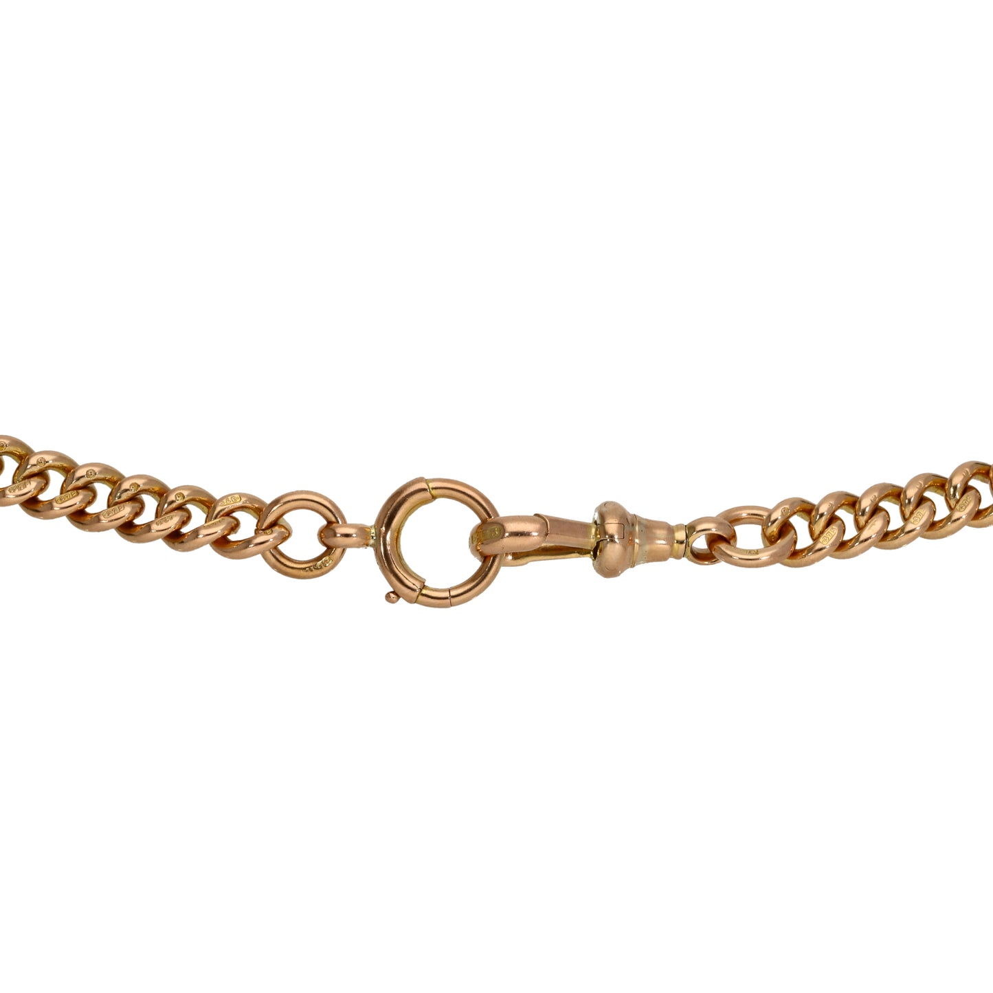 9ct Gold Fob/Watch Chain 14"
