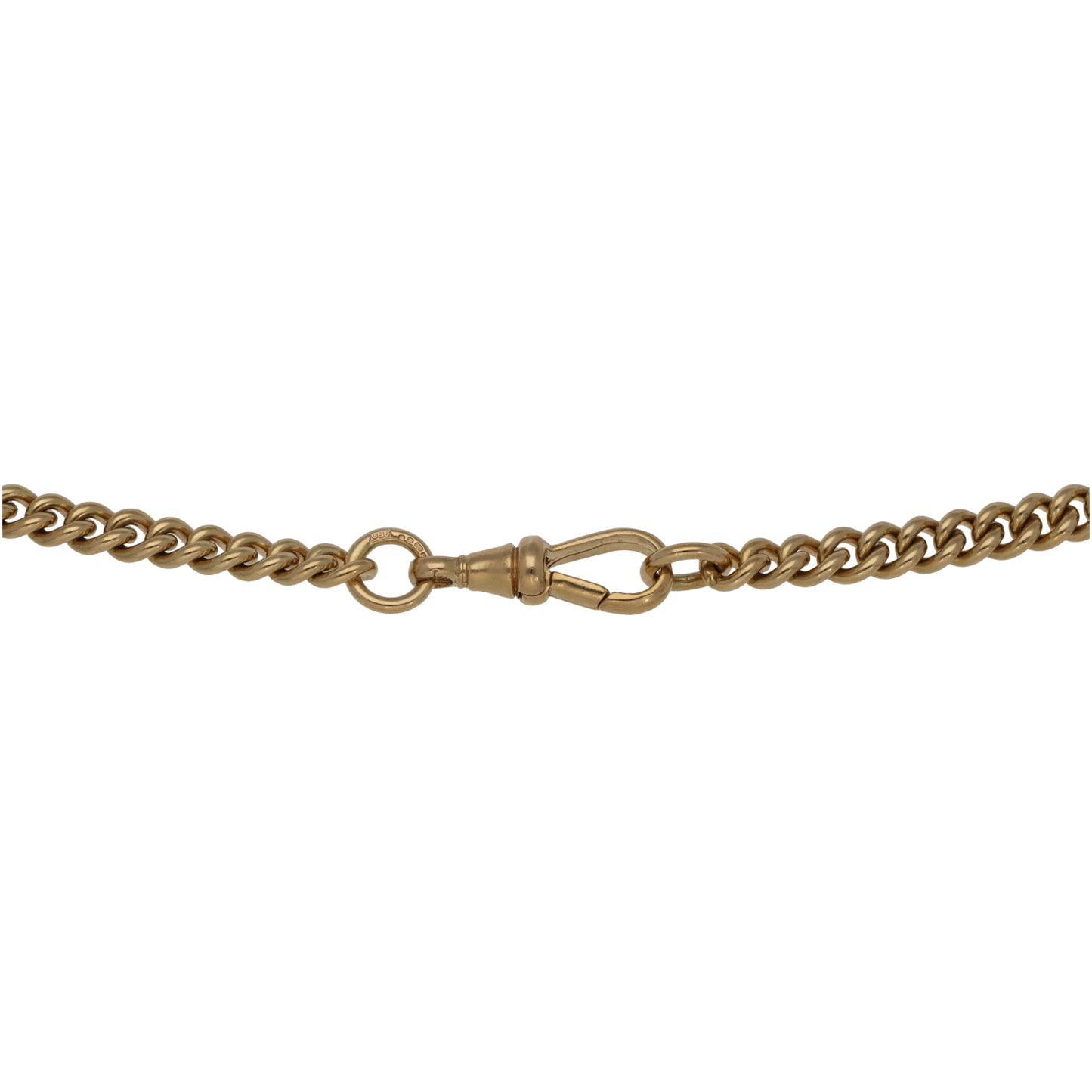 9ct Gold Curb Chain 18"