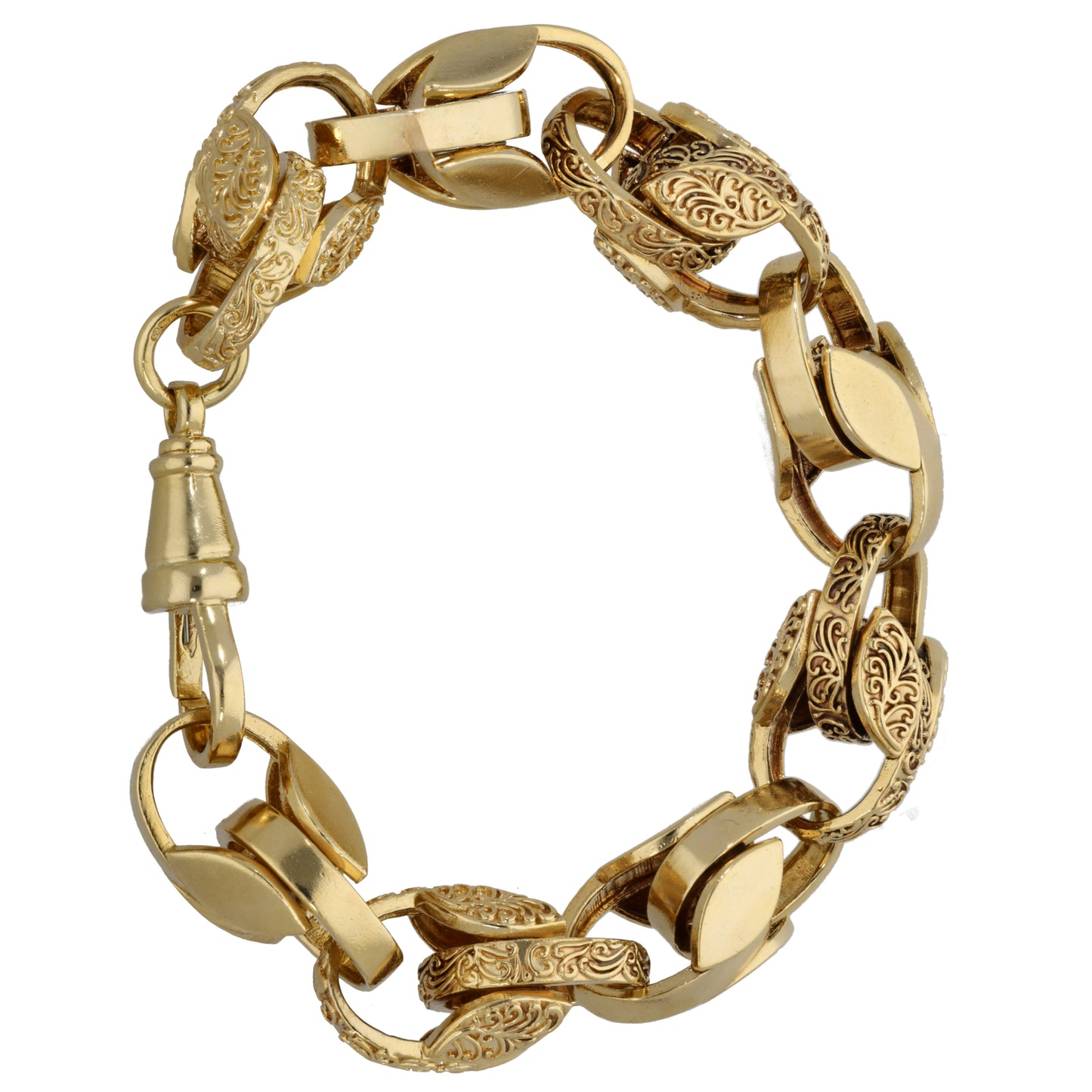 9ct Gold Tulip Bracelet