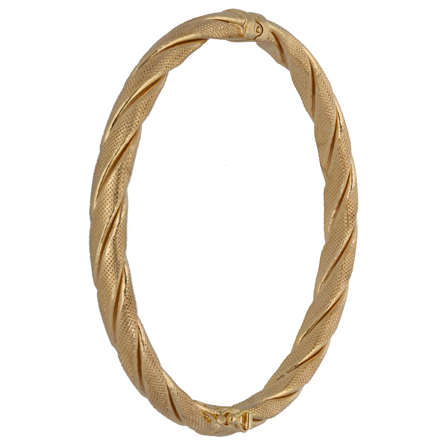 9ct Gold Hinged/Clasp Bangle