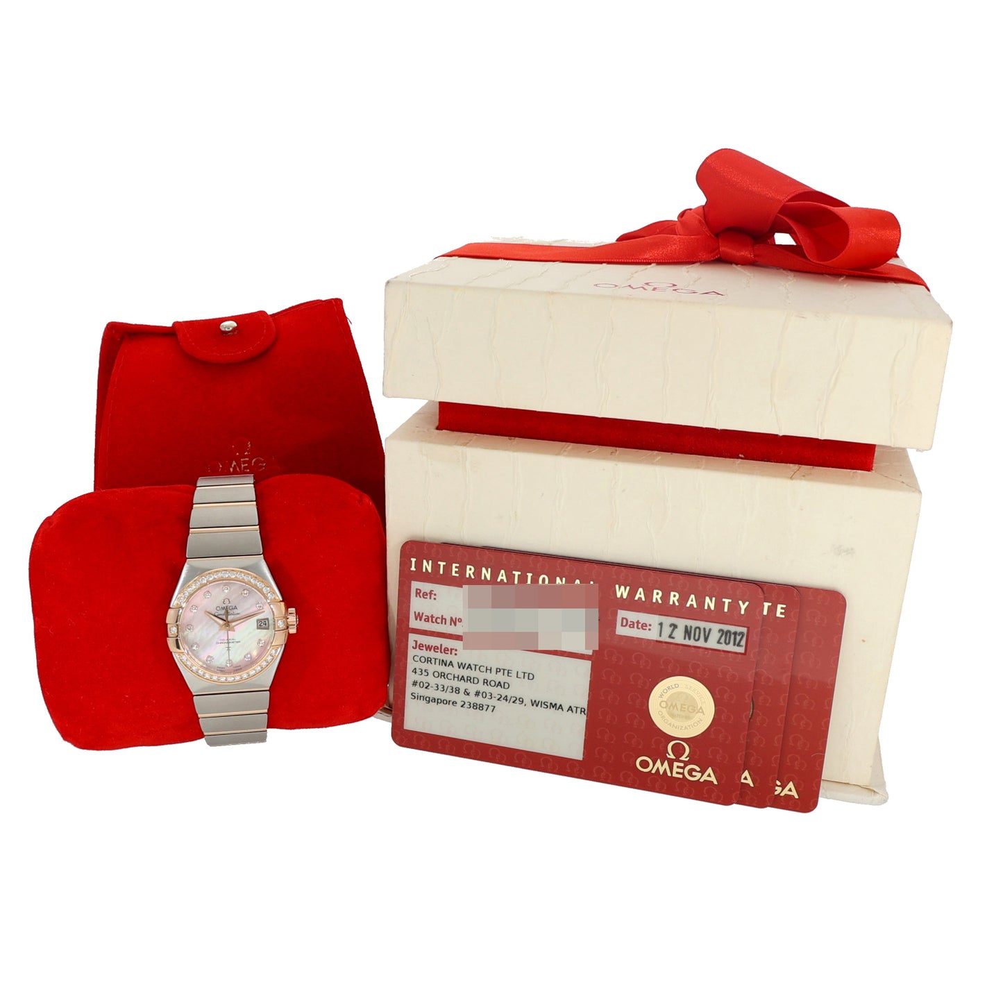 Omega Constellation 123.25.27.20.57.001 27mm Bi-Colour Watch