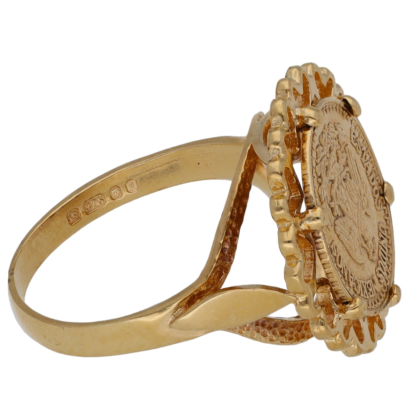 9ct Gold Alternative Ring Size M