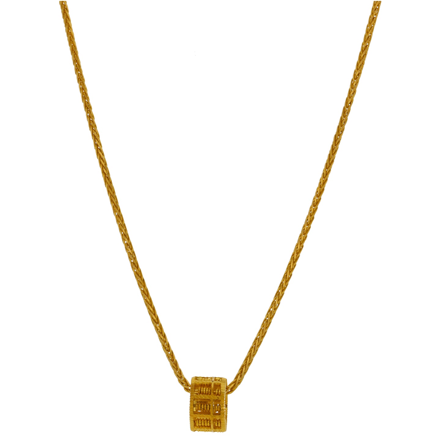 22ct Gold Alternative Pendant With Chain