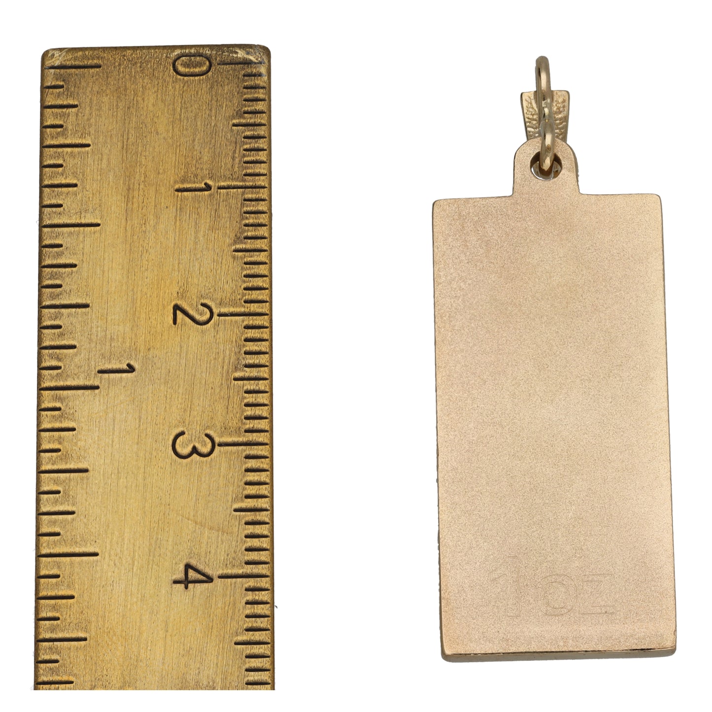 9ct Gold Ingot Pendant