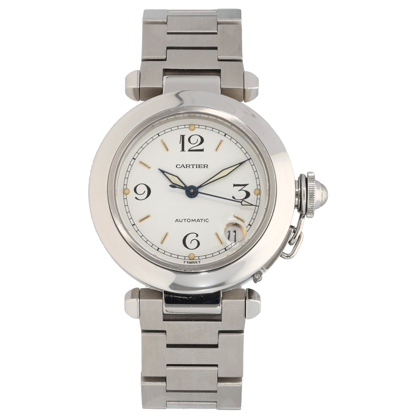 Cartier Pasha 2324 35mm Stainless Steel Watch