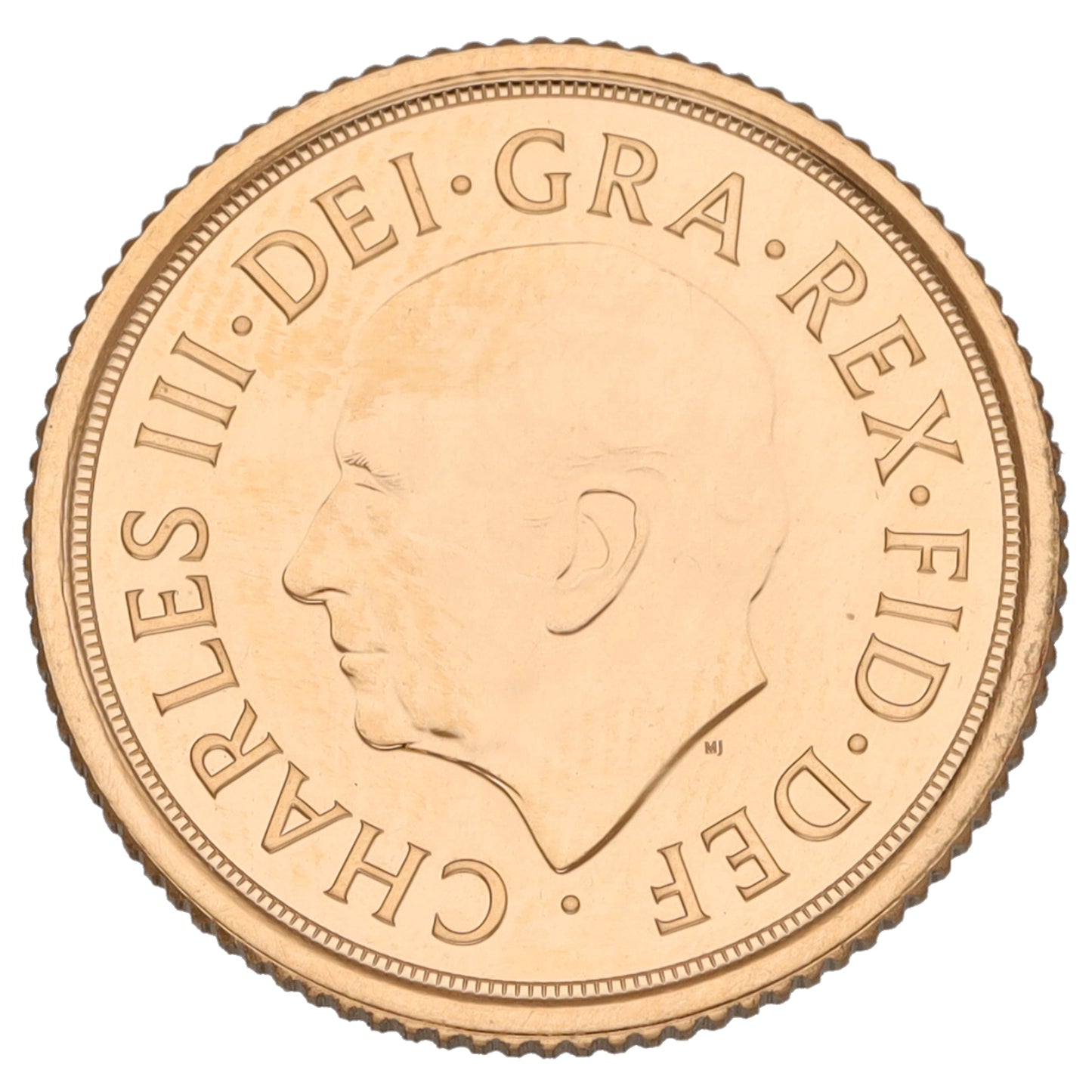 22ct Gold King Charles III Half Sovereign Coin 2024