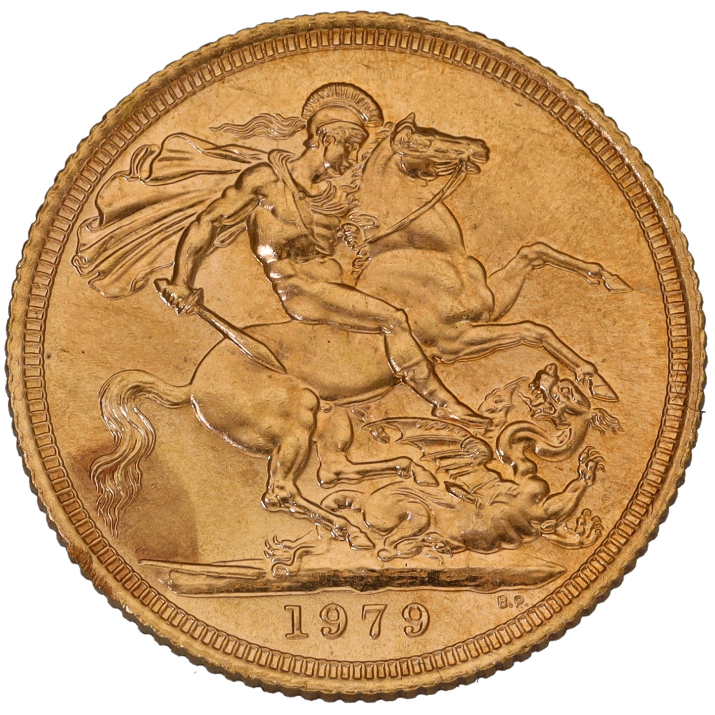 22ct Gold Queen Elizabeth II Full Sovereign Coin 1979