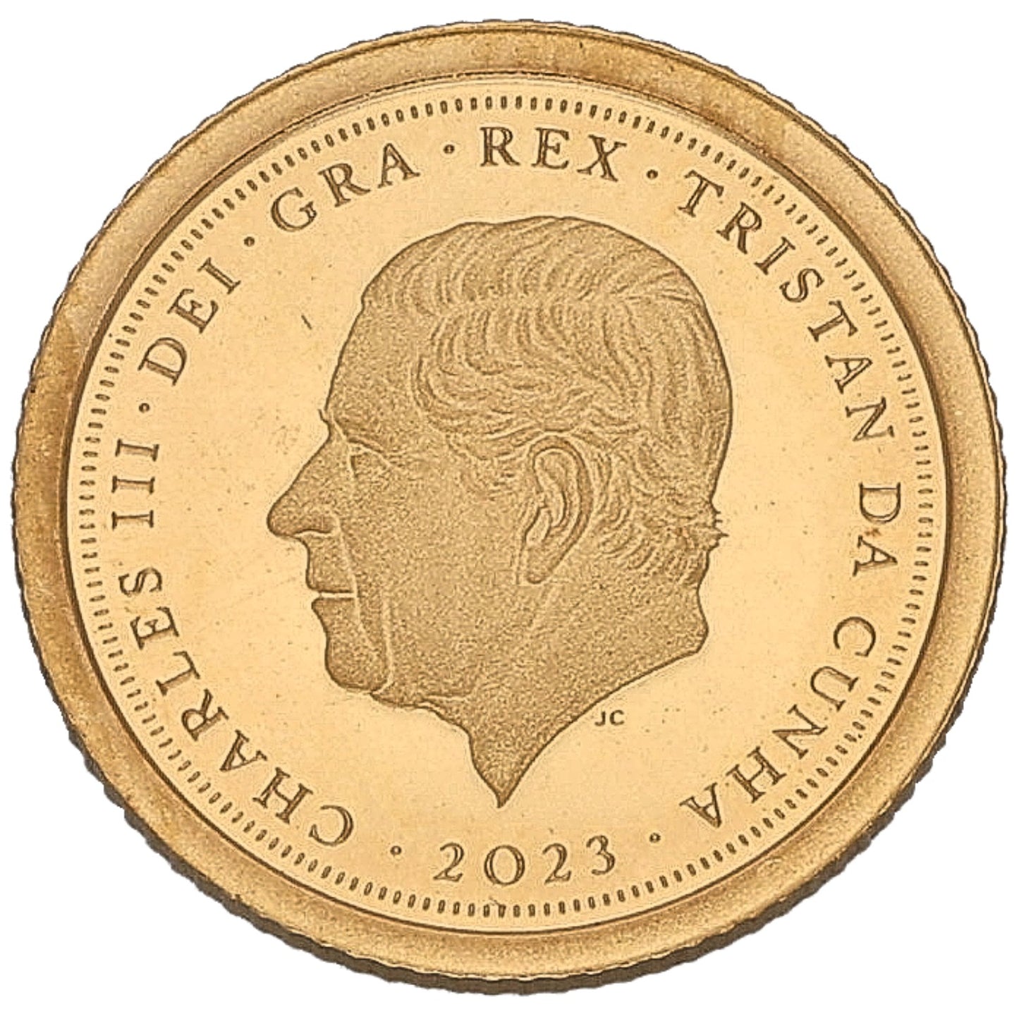 22ct Gold The Accession Of King Charles III Eighth Sovereign Coin 2023