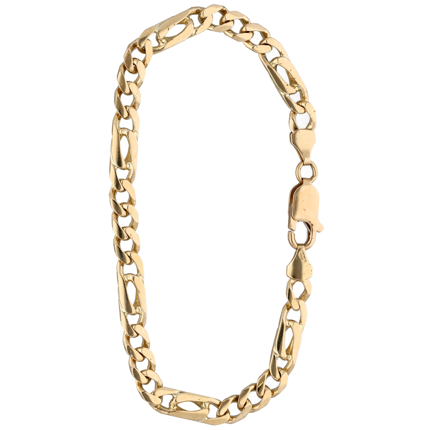 9ct Gold Figaro Bracelet