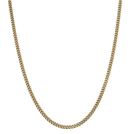 9ct Gold Curb Chain 20"