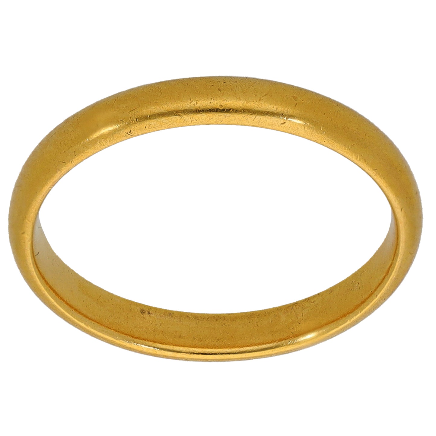 22ct Gold Plain Wedding Ring Size K