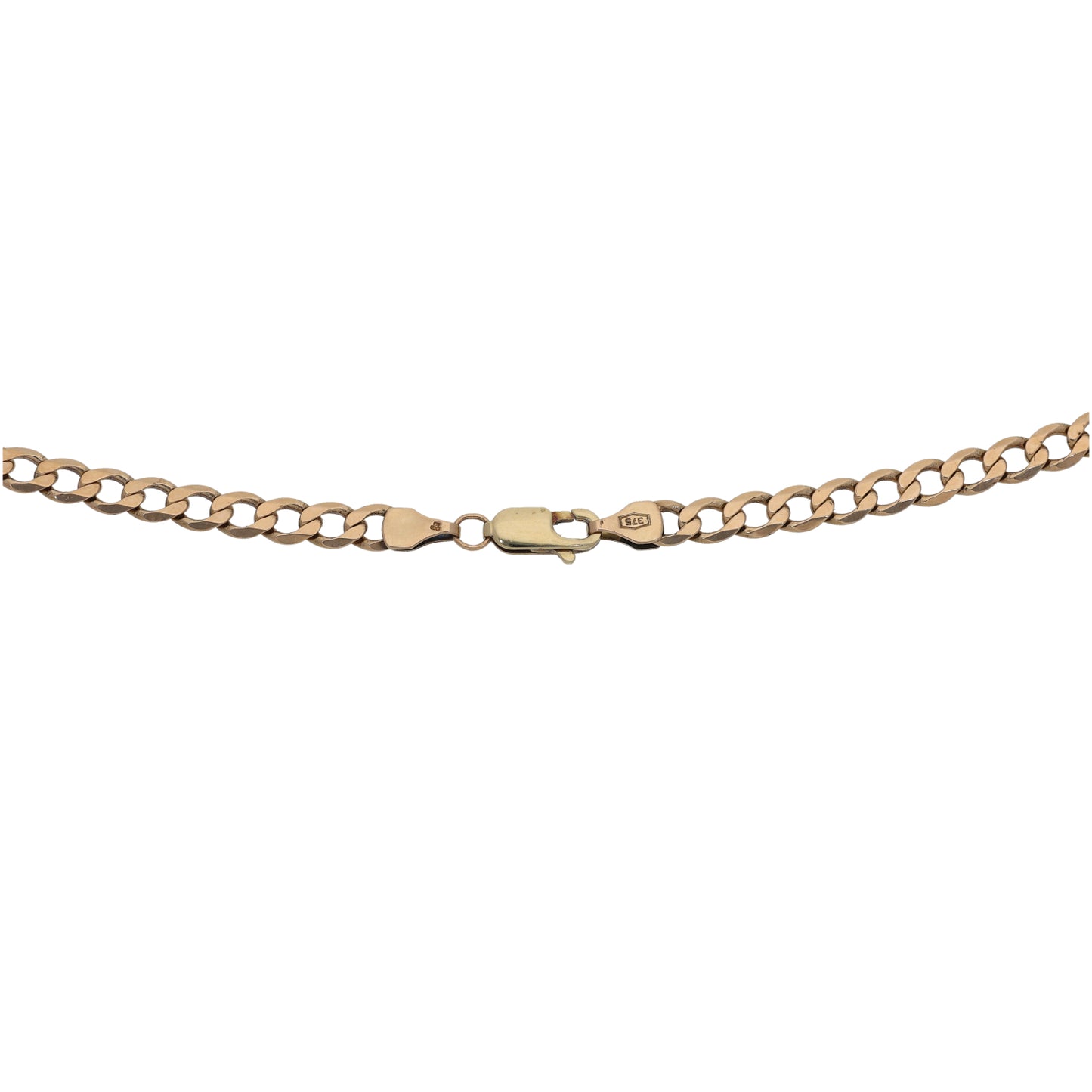 9ct Gold Curb Chain 24"
