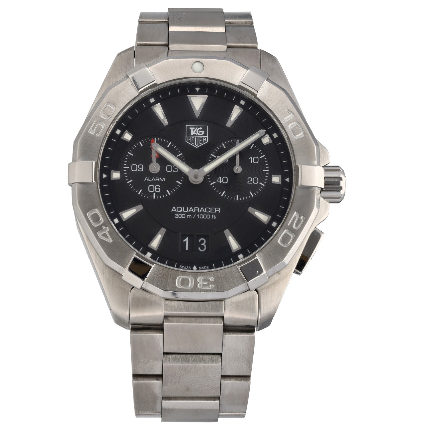 Tag Heuer Aquaracer WAY111Z 40mm Stainless Steel Watch H&T