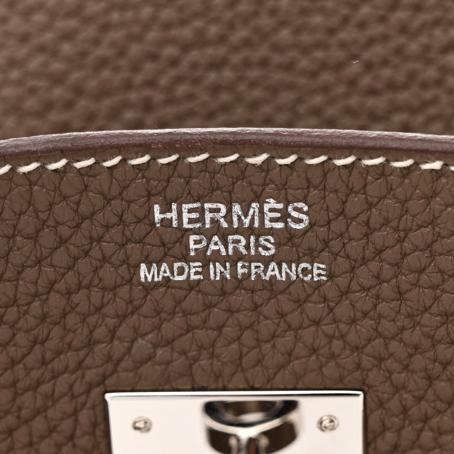 Hermes Birkin 35 Retourne Togo Calfskin Leather Bag - Etoupe